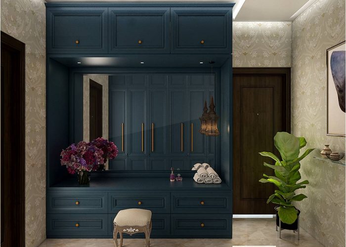 Stylish modular design kitchen and wardrobe solutions in Vadodara with the latest trends in design.